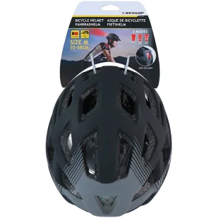 Dunlop Czarny Kask rowerowy M (55-58cm) - Kaski rowerowe - miniaturka - grafika 5
