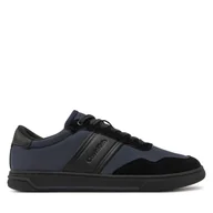 Sneakersy męskie - Sneakersy Calvin Klein Low Top Lace Up Mix HM0HM01548 Czarny - miniaturka - grafika 1
