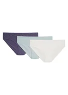 Majtki damskie - Majtki figi Mia-Mia 3-pak Esotiq fioletowy, miętowy, kremowy L - miniaturka - grafika 1