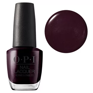 OPI Nail Lacquer, klasyczny lakier do paznokci, Black Cherry Chutney NLI43, ciemny bordowy, 15ml - Lakiery hybrydowe - miniaturka - grafika 1