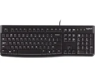 Klawiatury - Logitech K120 Corded Keyboard klawiatura USB QWERTY British English Czarny - miniaturka - grafika 1