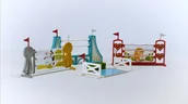 Figurki dla dzieci - Schleich, Figurka kolekcjonerska, Przeszkody dla koni, 42612 - miniaturka - grafika 1