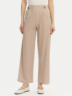 JDY Spodnie materiałowe Birdie Geggo 15320882 Beżowy Regular Fit - Spodnie damskie - miniaturka - grafika 1