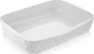 Naczynia żaroodporne - Orion Naczynie forma do zapiekania porcelanowa biała 30,5x24,5x5,5 cm 2,2 l - miniaturka - grafika 1