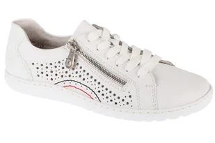 Rieker Sneakers 52824-80, Damskie, buty sneakers, Biały - Moda i Uroda OUTLET - miniaturka - grafika 1