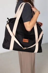 Torba do porodu / torba podróżna czarna / MAMAHOOD - Torby i organizery dla mam - miniaturka - grafika 1