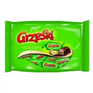 Bombonierki i czekoladki - Goplana Grześki Cukierki o smaku orzechowym w czekoladzie mlecznej 1 kg - miniaturka - grafika 1