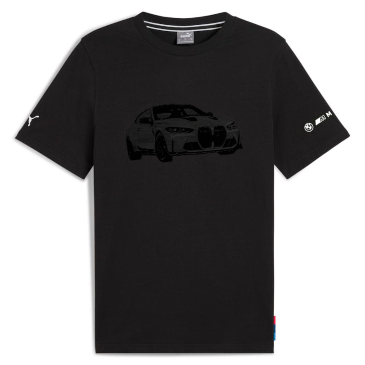 Koszulka męska Puma 63063301 BMW MMS ESS GRAPHIC Czarna