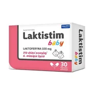 Witaminy i minerały - Suplement diety, Laktistim Baby, laktoferyna i inulina, 30 kapsułek - miniaturka - grafika 1