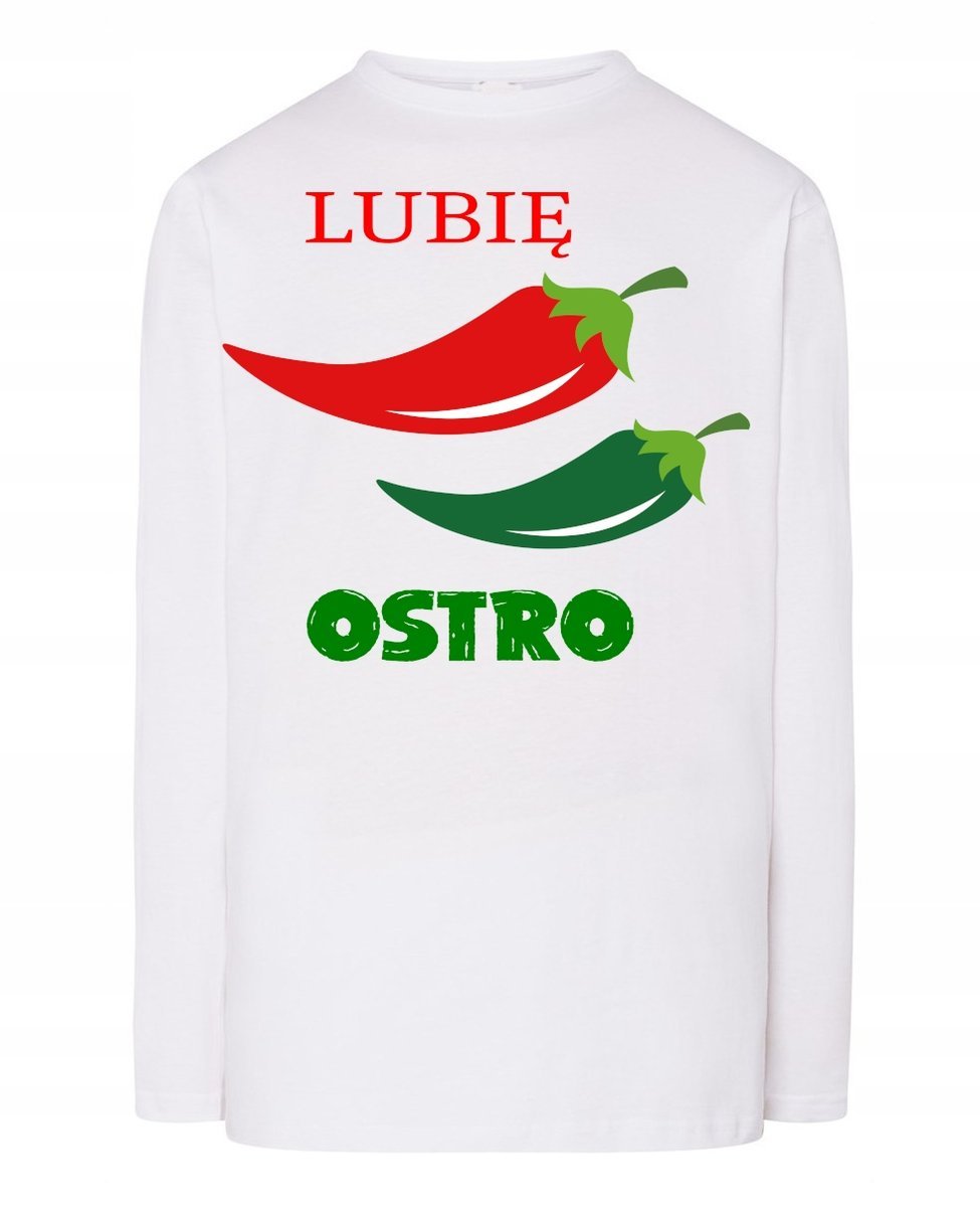 Longsleeve Śmieszny Lubię Ostro r.XS