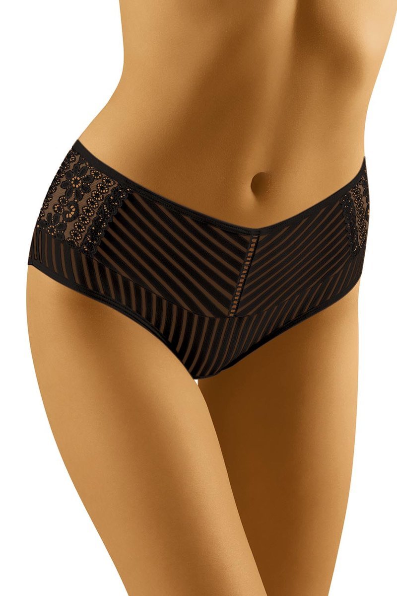 Wol-Bar Eco-Pa czarny XL Majtki figi