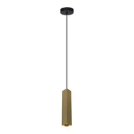 Lampy sufitowe - Tecno lampa wisząca 1xGU10 złota PND-37492-1-GD - miniaturka - grafika 1