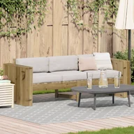 Sofy ogrodowe - vidaXL vidaXL Sofa ogrodowa 3-osobowa 185.5x60x62 cm z impregnowanego drewna sosnowego - miniaturka - grafika 1