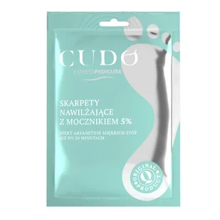 Cudo Express Pedicure, skarpety nawilżające z mocznikiem 5%, 1 para - Pielęgnacja stóp - miniaturka - grafika 1