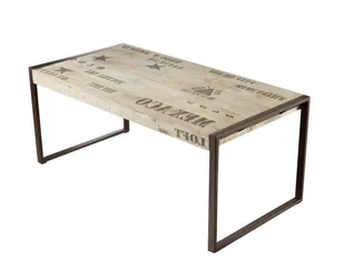 Stół Factory #122 Mango + Metal 70X120X76 Cm B 2793 - Stoły - miniaturka - grafika 1