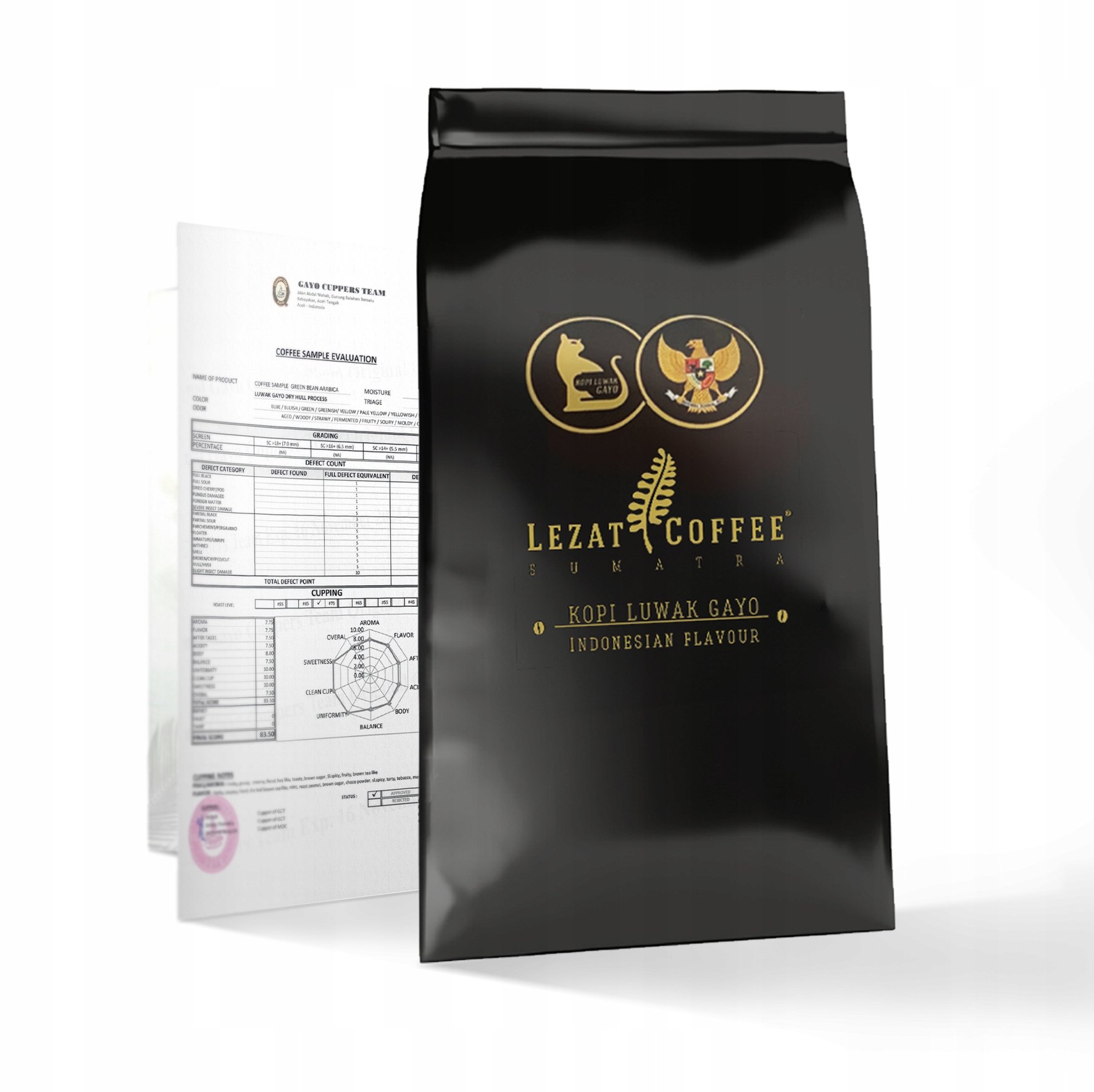 Kopi Luwak Arabika Gayo kawa ziarnista 1 kg