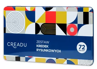 Creadu Zestaw kredek 72 sztuki - Kredki, ołówki, pastele i pisaki - miniaturka - grafika 1