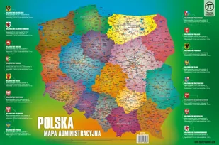 Young Intellect, Podkładka na biurko MAPA POLSKI, 550x365 mm - Przyborniki na biurko - miniaturka - grafika 1