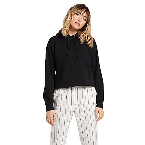 Volcom Damska bluza z kapturem Truly Stoked Hoodie czarny czarny L