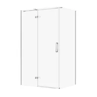 Kabiny prysznicowe - Kabina prysznicowa Cersanit Jota 120x90x195 prostokątna chrom transparentne S160-026 - miniaturka - grafika 1