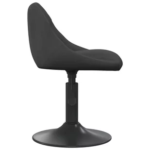 Krzesło stołowe, czarne, obite aksamitem - Krzesła - miniaturka - grafika 4