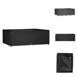 vidaXL Pokrowiec na meble ogrodowe 12 oczek 240x180x80 cm prostokątny - Pokrowce ochronne na meble ogrodowe - Pokrowce na meble ogrodowe - miniaturka - grafika 1