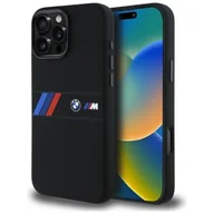Etui i futerały do telefonów - BMW BMHMP16X23SAXK iPhone 16 Pro Max      6.9" czarny/black hardcase Silicone Middle Stripe MagSafe - miniaturka - grafika 1