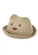Czapki damskie - Sterntaler Unisex dziecięcy kapelusz słomkowy niedźwiedź czapka dziecięca, beżowy, normalny, beżowy, 47 - miniaturka - grafika 1