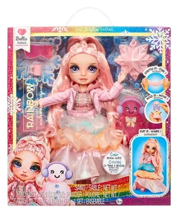 Rainbow High Winter Wonderland Doll- Bella (Pink) - Lalki dla dziewczynek - miniaturka - grafika 1