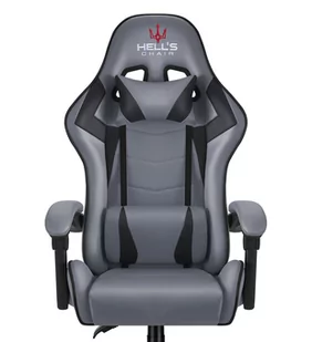 Fotel gamingowy Hell's Chair HC-1007 Gray Szary - Fotele gamingowe - miniaturka - grafika 1