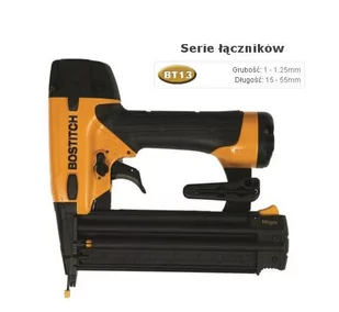 Bostitch gwoździarka bt1855-E pojemnik na 15  50 MM 18 G  bosbt1855e BOSBT1855E - Zszywacze tapicerskie - miniaturka - grafika 1