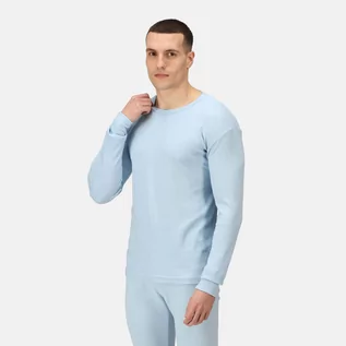 Koszulki sportowe męskie - Regatta Professional Męska Koszulka z Długim Rękawem Thermal Niebieski, Rozmiar: XL - grafika 1