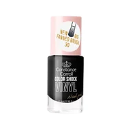 Lakiery do paznokci - CONSTANCE CARROLL Lakier do paznokci z winylem nr 30 Black Night 10 ml - miniaturka - grafika 1