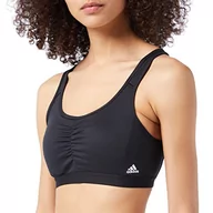 Biustonosze - adidas HE9066 Cess STO MS Biustonosz Sportowy Damski, Czarny XSDD - miniaturka - grafika 1