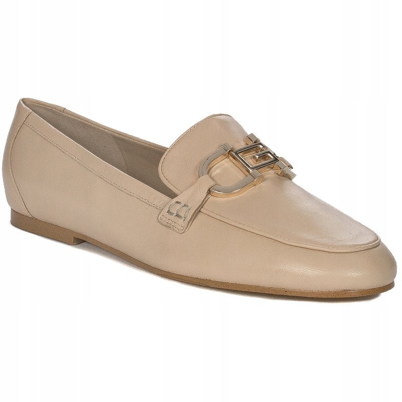 Guess Lordsy półbuty damskie wsuwane beżowe FLJISA LEA14 Natural r.38