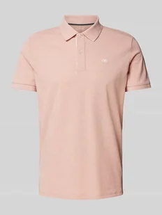 Koszulka polo z wyhaftowanym logo model ‘Basic’ - Koszulki męskie - miniaturka - grafika 1