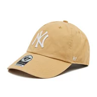 Czapki męskie - Czapka z daszkiem 47 Brand New York Yankees Clean Up B-RGW17GWS-LT Brązowy - miniaturka - grafika 1