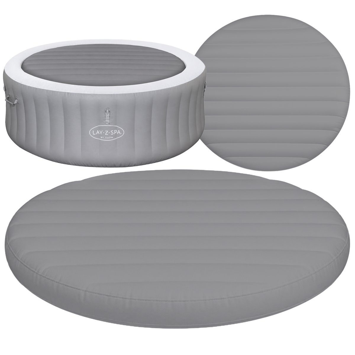 Bestway pokrowiec dmuchana osłona jacuzi st. lucia airjet 170x66 lay-z-spa