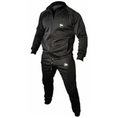 Bluzy sportowe męskie - Dres Sportowy WarHouse Small Logo Komplet Black - miniaturka - grafika 1