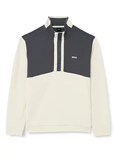 BOSS Męska bluza 1 dżersej, biały (Open White), S (DE) - Bluzy męskie - miniaturka - grafika 1