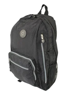 Praktyczny Plecak Materiałowy BAG STREET 2212 CZARNY 42 x 32 x 13 [cm] - Plecaki - miniaturka - grafika 3