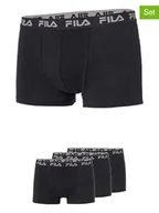 Majtki męskie - Fila Bokserki (3 pary) w kolorze czarnym - miniaturka - grafika 1