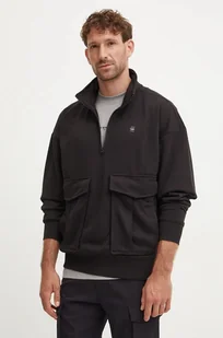 G-Star Raw bluza męska kolor czarny z kapturem z nadrukiem D25096-D566 - Bluzy męskie - miniaturka - grafika 1