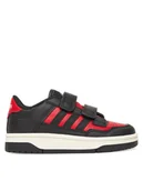 Buty dla chłopców - adidas Sneakersy Rapid Court JR1021 Czarny - miniaturka - grafika 1