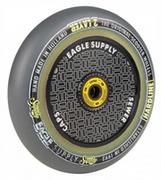 Akcesoria do skatingu - EAGLE supply Supply Hardline Dual Layer Hollow 115mm kółko do hulajnogi wyczynowej Sewercaps Grey EAG-SCW-0250 - miniaturka - grafika 1
