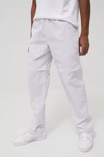 Spodnie męskie - Adidas Originals Originals spodnie męskie kolor biały gładkie - grafika 1