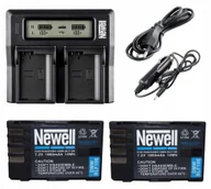 Ładowarki i akumulatory - Zestaw Ładowarka Dual Charger+2Akumulatory Blf19 Do Panasonic - miniaturka - grafika 1