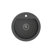 Zlewozmywaki - STEINER Zlewozmywak Cuba 210 Steingran HCQC5151CZK Czarny - miniaturka - grafika 1