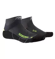 Skarpetki damskie - X-socks dziecięce Run Discovery JUNIOR skarpety sportowe skarpetki do biegania, skarpetki sportowe, charcoal/phyton yellow/czarne, 27/30 XS-RS18S20J - miniaturka - grafika 1