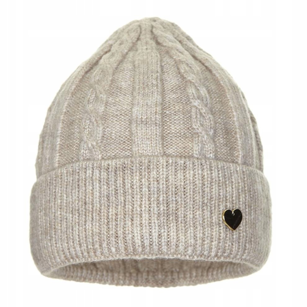 Czapka zimowa damska PATI Jasny beż